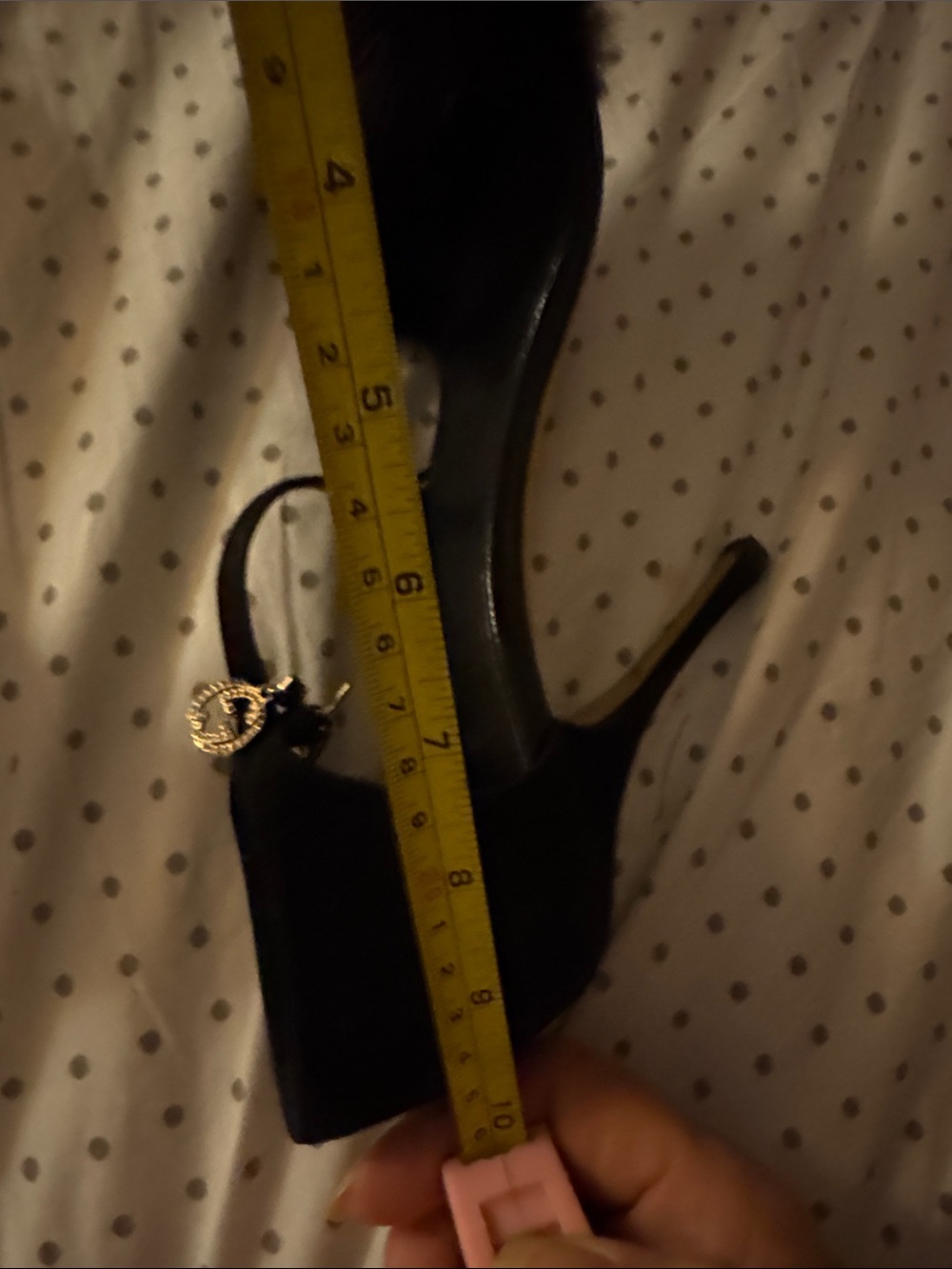 Gucci Black mink Open-Toe Stiletto Sandals sz8 - Picture 5 of 5
